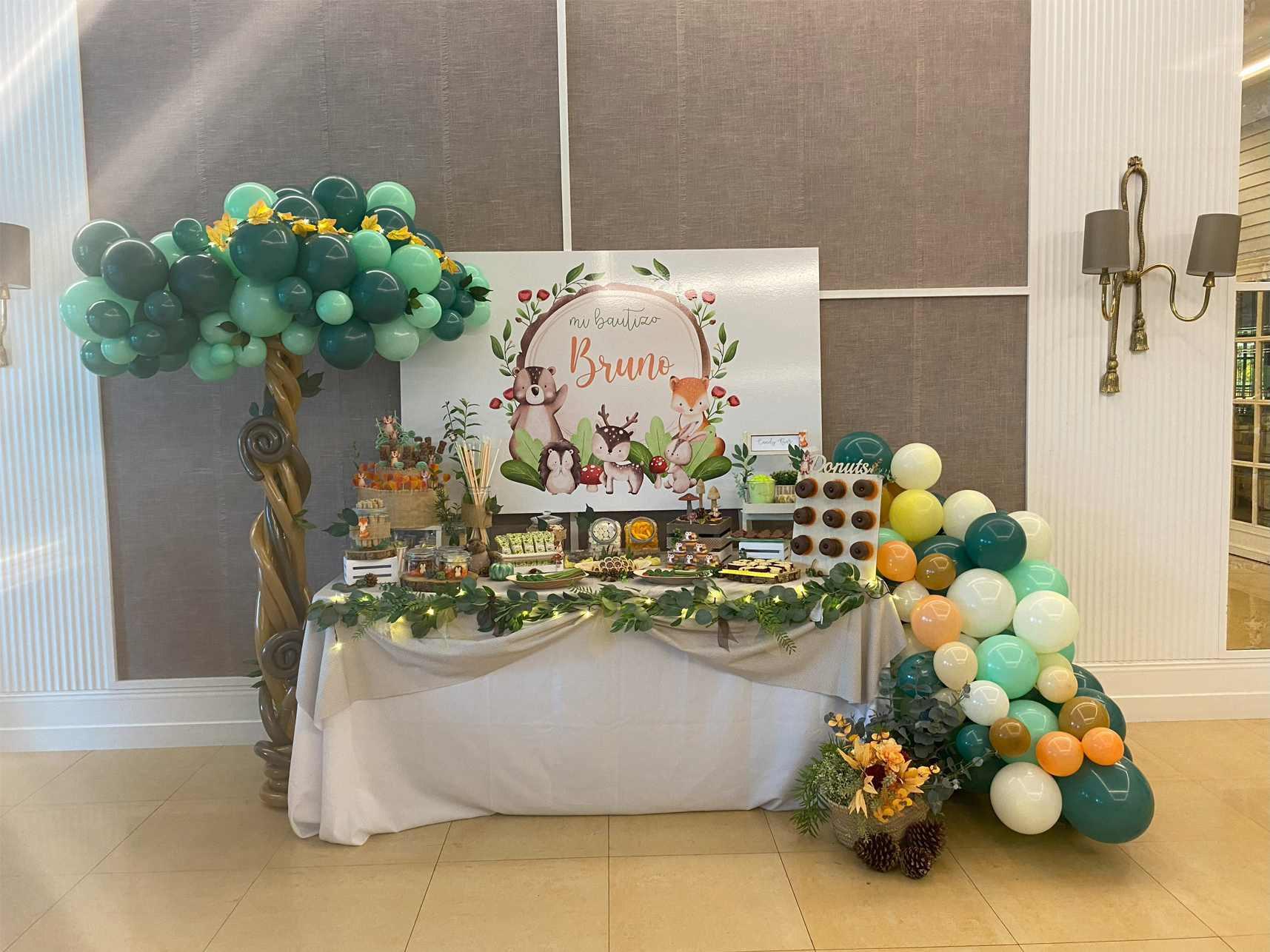 Mesa dulce para boda, bautizo, comunión o fiesta.